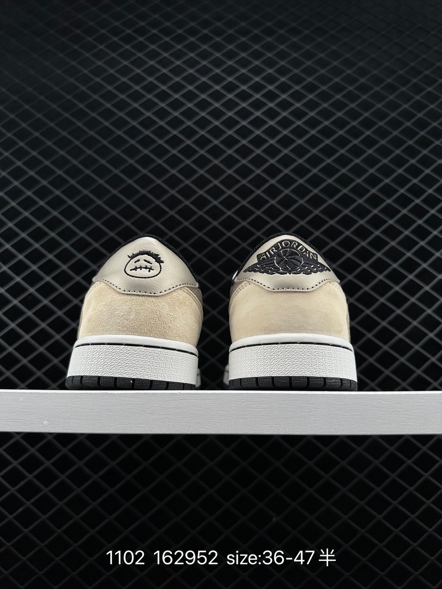 fragment design x Travis Scott x Nike Air Jordan 1 Low OG SP”Black/Green Toe“